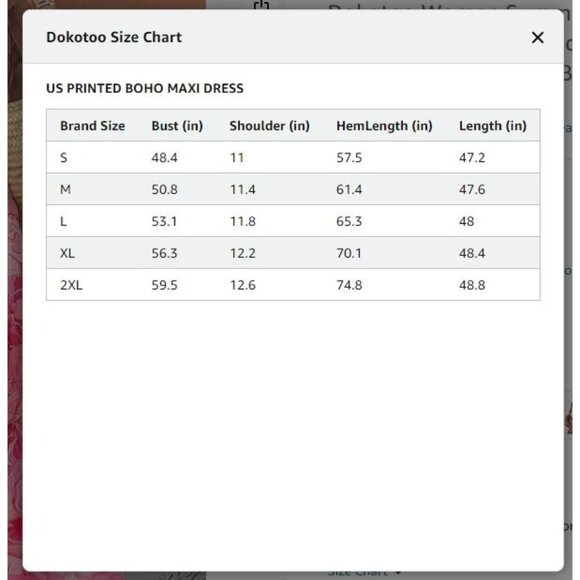 Dokotoo Women Summer Dresses Spaghetti Strap Scoop Neck Smocked Ruffle Flowy Boh - Picture 4 of 4